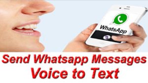 Read more about the article Send Whatsapp Messages Voice to Text in any Language
