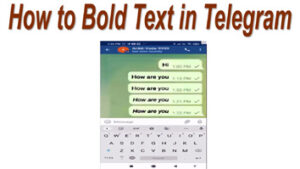 Read more about the article How to Bold Text in Telegram