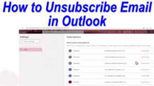 Read more about the article How to Unsubscribe Email in Outlook