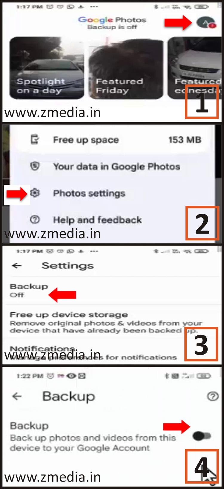 How to Backup Only Photos in Google Photos